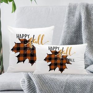 2 pc FALL Y’ALL 🍂 Graphic Cushion Cover Without Filler